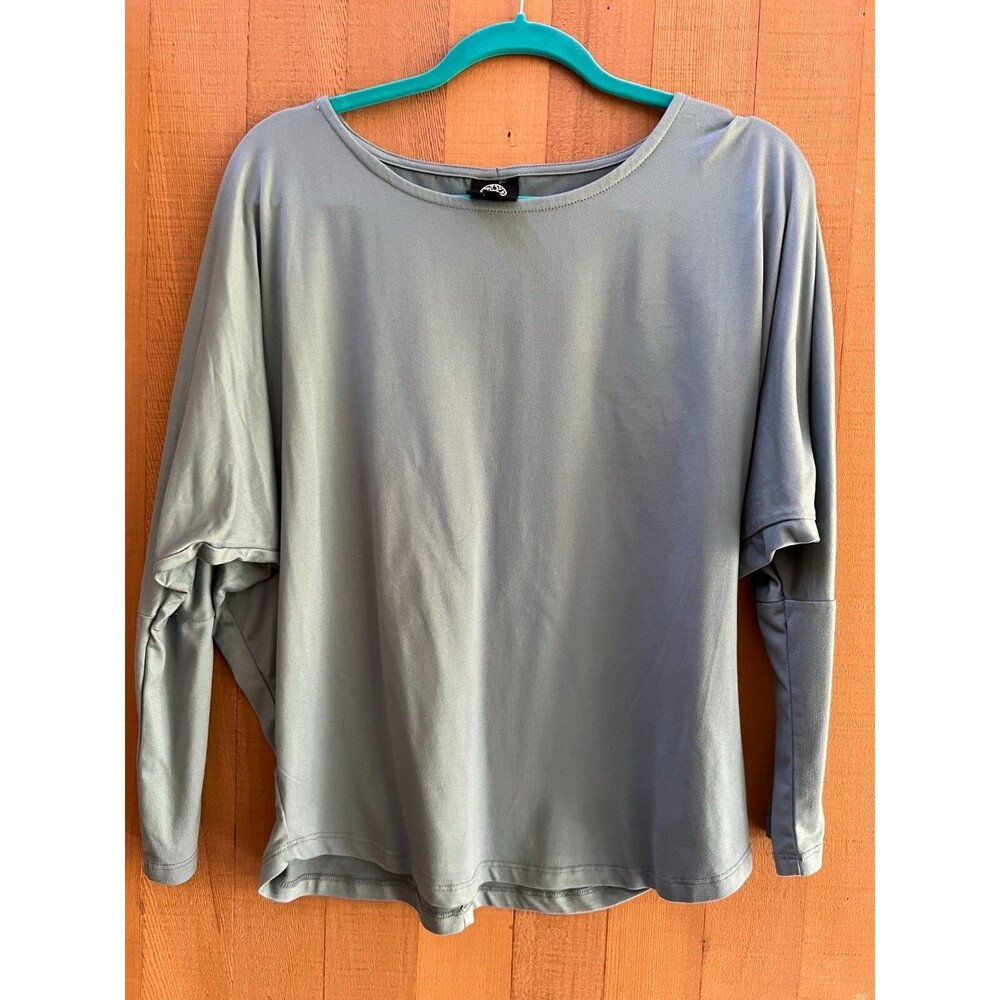 Bodeau Women's Top medium long sleeve flowy Green